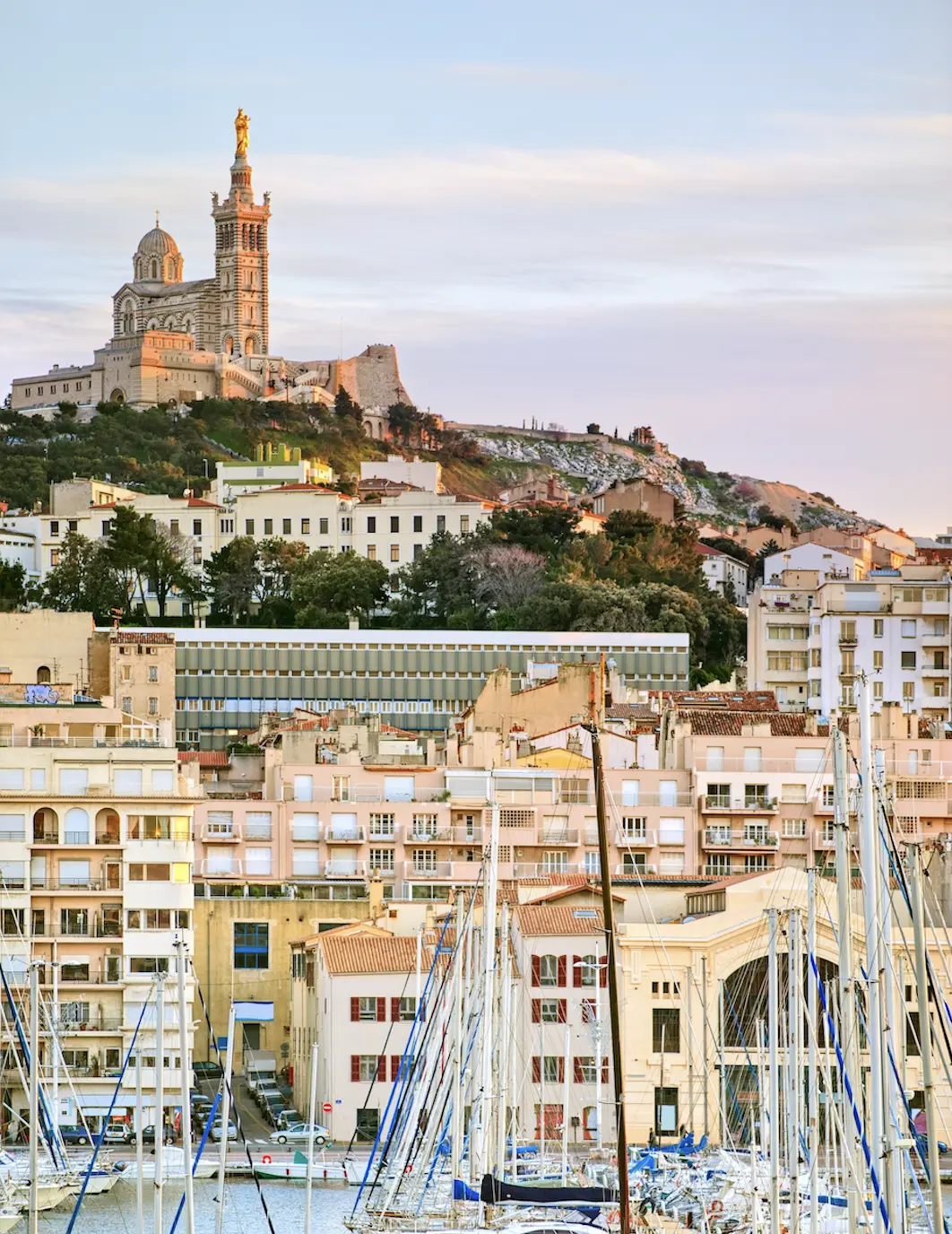 The romantic town of Marseille in France.